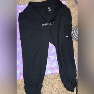 Lot of 3 - Torrid ‘Happy Camper’ Activewear 2 Blk & 1 Green Pants